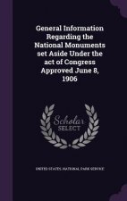 General Information Regarding the National Monuments Set Aside Under the Act of Congress Approved June 8, 1906