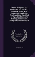Census of England and Wales. 1901. (63 Vict. C.4.) Summary Tables. Area, Houses and Population; Also Population Classified by Ages, Condition as to Ma