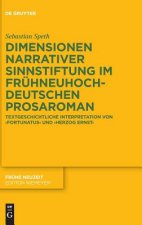 Dimensionen Narrativer Sinnstiftung Im Fruhneuhochdeutschen Prosaroman