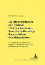 Strafrechtstheorie Karl Christian Friedrich Krauses ALS Theoretische Grundlage Des Spanischen Korrektionalismus