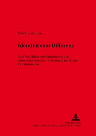 Identitaet statt Differenz