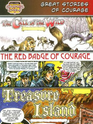 Great Stories of Courage: The Call of the Wild, the Red Badge of Courage, Treasure Island