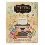 Coloring Book Letters to Live by