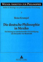 Die Deutsche Philosophie in Mexiko