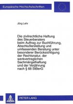 Die zivilrechtliche Haftung des Steuerberaters beim Auftrag zur Buchfuehrung, Abschluerstellung und umfassenden Beratung unter besonderer Beruecksicht