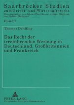 Das Recht der irrefuehrenden Werbung in Deutschland, Grobritannien und Frankreich
