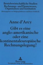 Gibt es eine anglo-amerikanische oder eine kontinentaleuropaeische Rechnungslegung?