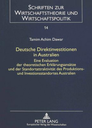 Deutsche Direktinvestitionen in Australien