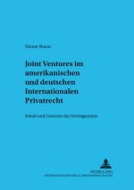 Joint Ventures im amerikanischen und deutschen Internationalen Privatrecht