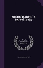 Marked in Haste. a Story of To-Day