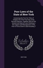 Poor Laws of the State of New York