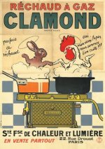 Carnet Blanc, Affiche Rechaud A Gaz Clamond