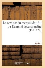 Le Noviciat Du Marquis de ***, Ou l'Aprenti Devenu Maitre. Partie 1