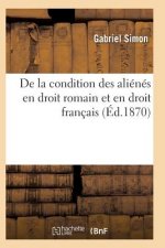de la Condition Des Alienes En Droit Romain Et En Droit Francais