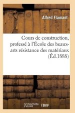Cours de Construction, Professe A l'Ecole Des Beaux-Arts
