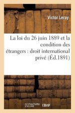 Loi Du 26 Juin 1889 Et La Condition Des Etrangers: Droit International Prive
