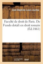 These: de Fundo Dotali En Droit Romain