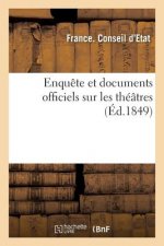Enquete Et Documents Officiels Sur Les Theatres