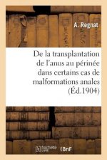 de la Transplantation de l'Anus Au Perinee Dans Certains Cas de Malformations Anales