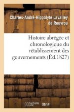 Histoire Abregee Et Chronologique Du Retablissement Des Gouvernements