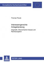 Interessengerechte Anlageberatung