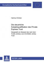 Steuerliche Subjektqualifikation Des Private Express Trust