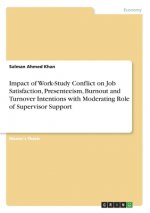 Impact of Work-Study Conflict on Job Satisfaction, Presenteeism, Burnout and Turnover Intentions with Moderating Role of Supervisor Support