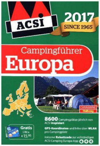ACSI Internationaler Campingführer Europa 2017, 2 Bde. m. DVD-ROM
