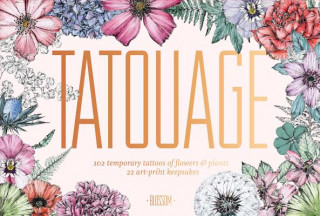 Tatouage: Blossom: 102 Temporary Tattoos of Flowers & Plants and