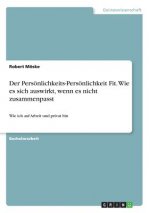 Persoenlichkeits-Persoenlichkeit Fit. Wie es sich auswirkt, wenn es nicht zusammenpasst