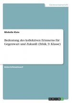 Bedeutung des kollektiven Erinnerns fur Gegenwart und Zukunft (Ethik, 9. Klasse)