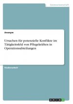 Ursachen für potenzielle Konflikte im Tätigkeitsfeld von Pflegekräften in Operationsabteilungen