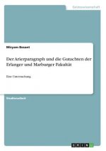 Der Arierparagraph und die Gutachten der Erlanger und Marburger Fakultät