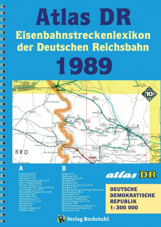 ATLAS DR 1989 - Eisenbahnstreckenlexikon der Deutschen Reichsbahn