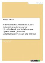 Wirtschaftliche Krisenflucht in eine Unternehmenssicherung im Nicht-Banken-Sektor. Anhebung der operationellen Qualität in Unternehmensprozessen und -