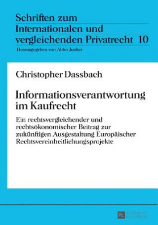 Informationsverantwortung Im Kaufrecht