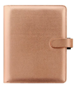 FILOFAX A5 SAFFIANO ROSE GOLD ORGANISER