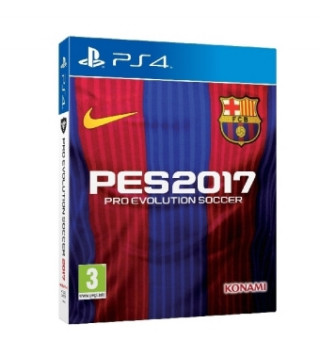 PES 2017, Pro Evolution Soccer, FC Barcelona Edition, PS4-Blu-ray Disc