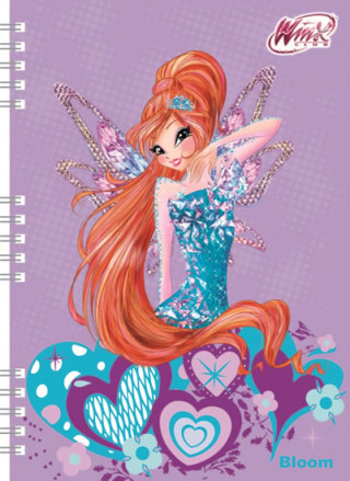 Psacďż˝ sada Zďż˝pisnďż˝k 3D Winx club + kuliďż˝kovďż˝ pero