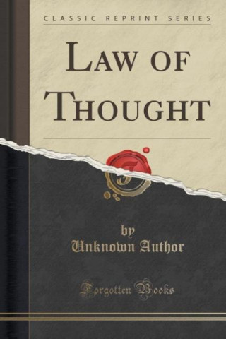 Law of Thought (Classic Reprint)