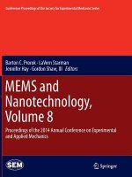 MEMS and Nanotechnology, Volume 8