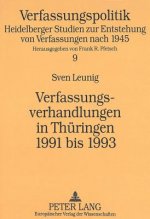 Verfassungsverhandlungen in Thueringen 1991 bis 1993