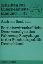 Betriebswirtschaftliche Systemanalyse des Fahrzeug-Recyclings in der Bundesrepublik Deutschland