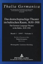 German-language Theatre in the Baltic, 1630-1918