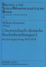 Oesterreichisch-deutsche Rechtsbeziehungen I