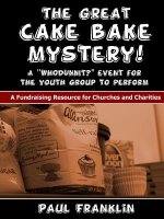 Great Cake Bake Mystery