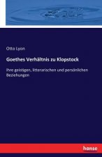 Goethes Verhaltnis zu Klopstock