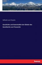 Geschichte und Stammtafeln der Glieder des Geschlechts von Pressentin