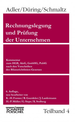 Rechnungslegung und Prüfung der Unternehmen, 6. Aufl., 4 Bd.