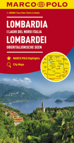 MARCO POLO Regionalkarte Italien Blatt 02 Lombardei, Oberitalienische Seen. Lombardia I Laghi Del Nord Italia / Lombardy North Italian Lakes / Lombard